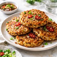 Korean Moong Bean Pancakes Pindaetuk