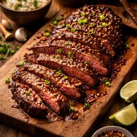 Korean Sesame Flank Steak