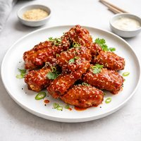 Korean Spicy Chicken Wings Restaurant Recipe