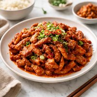 Korean Stir Fried Pork with Red Pepper
