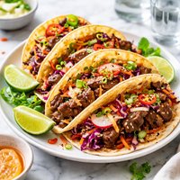 Korean Style Beef Tacos