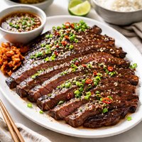 Korean Style Grilled Flank Steak