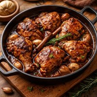 Kota Kapama Chicken Stewed in Wine Garlic Cinnamon