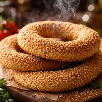 Kouluria Greek Sesame Bread Rings