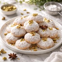 Kourabiedes Greek Cookies