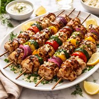 Kraft Grilled Greek Chicken Kabobs