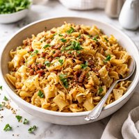 Krautfleckerl Hungarian Cabbage and Noodles