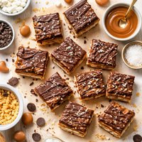 Krispies Chocolate Caramel Bars