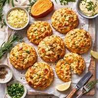 Kumara Sweet Potato Dampers