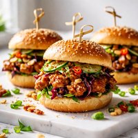 Kung Pao Sliders Vegan