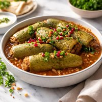 Kusa Mihshi Stuffed Lebanese Squash Cucuzza Koosa