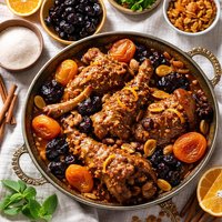 L Ham Lahlou Algerian North African Sweet Lamb Dish