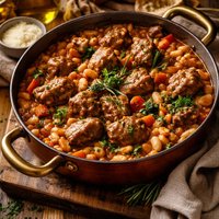 La Casseruola Di Agnello E Fagiolo Italian Lamb Casserole