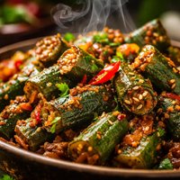 Ladies Fingers Okra North Indian Style