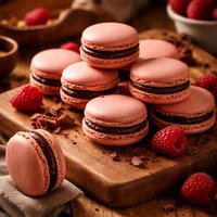 Ladure Macaron Recipe with Chocolate Raspberry Ganache F