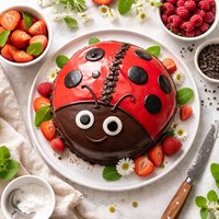 Ladybug Cake