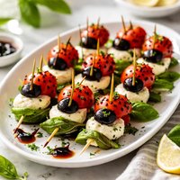 Ladybugs on a Stick Tasty Dish