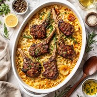 Lamb Chops Au Gratin