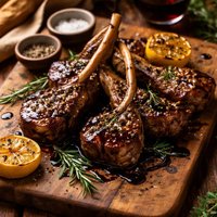Lamb Chops with Balsamic Reduction