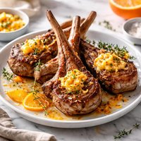 Lamb Chops with Orange Butter