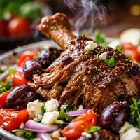 Lamb in a Greek Way
