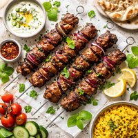 Lamb Kebabs with Mint