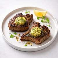 Lamb Loin Chops for the Grill with Cafe De Paris Butter