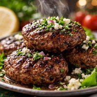 Lamb Patties Greek Style