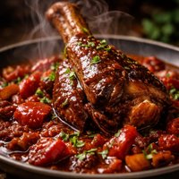 Lamb Shank and Roasted Red Capsicum Bell Pepper Ragu