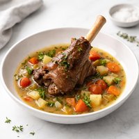 Lamb Shank and Vegetable Soup