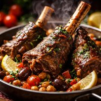 Lamb Shanks Mediterranean