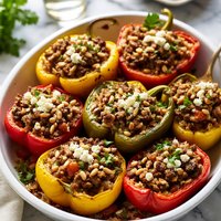 Lamb Stuffed Bell Peppers Ii