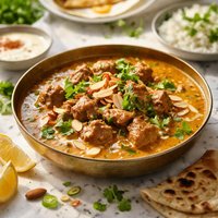 Lamb W Yoghurt Coconut Milk Almond Masala Badami Gosht