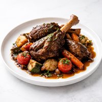 Lamb with Balsamic Glazed Vegetables Crock Pot