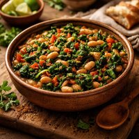 Lambs Quarter Quelites and Beans