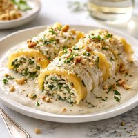 Lasagna Roll Ups with Gorgonzola Cream Sauce