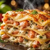 Lasagna with Fresh Salmon and Mascarpone