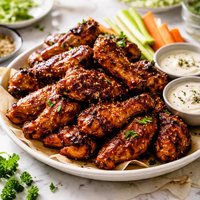 Last Minute Broiled You Invited Who Over Bbq Hot Wings