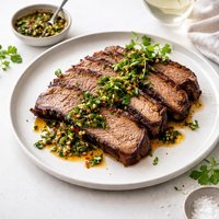 Latin Beef Brisket with Chimichurri