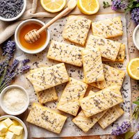 Lavender and Honey Shortbread