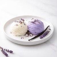 Lavender and Vanilla Ice Cream