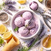Lavender Ice Cream