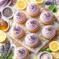 Lavender Lemon Cupcakes