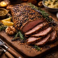 Lavender Marinated Leg of Lamb