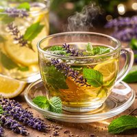 Lavender Mint Tea Hot or Iced for 2