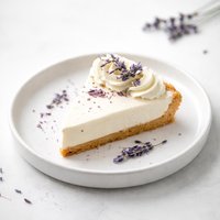 Lavender Vanilla Cream Cheese Pie