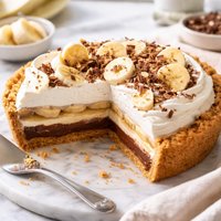 Layered Banana Cream Dream Pie
