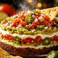 Layered Black Bean Dip