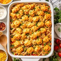 Layered Chicken Hotdish