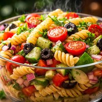 Layered Garden Pasta Salad